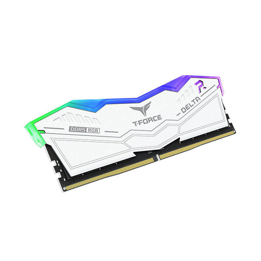 Ram Desktop TEAMGROUP DELTA RGB White (FF4D516G6000HC38A01) 16GB (1x16GB) DDR5 6000MHz