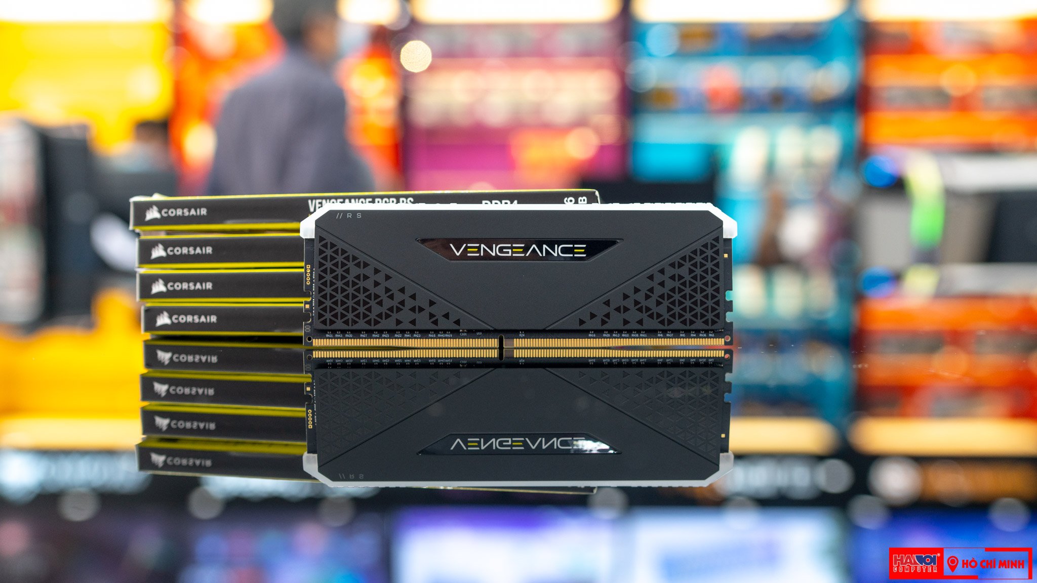 Ram Desktop Corsair Vengeance RGB RS (CMG32GX4M2D3600C18) 32GB (2X16GB) DDR4 3600MHZ