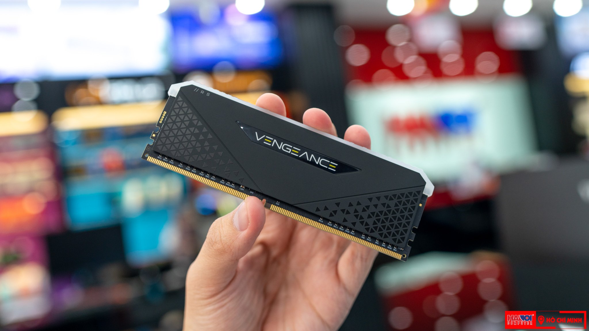 Ram Desktop Corsair Vengeance RGB RS (CMG32GX4M2D3600C18) 32GB (2X16GB) DDR4 3600MHZ