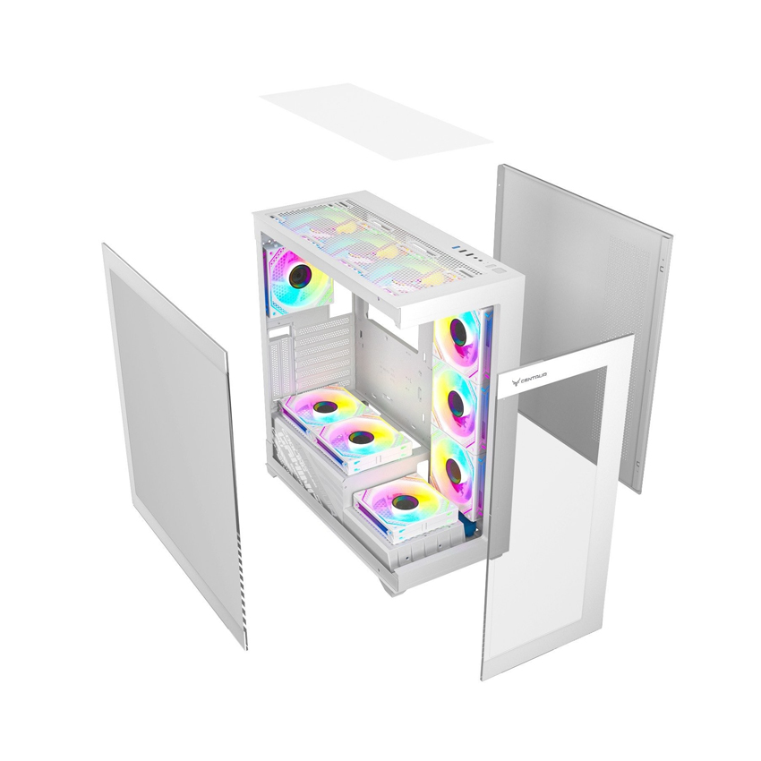 Vỏ Case CENTAUR NOVA WHITE (ATX/Mid Tower/Màu Trắng)