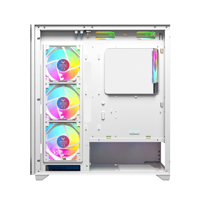 Vỏ Case CENTAUR NOVA WHITE (ATX/Mid Tower/Màu Trắng)