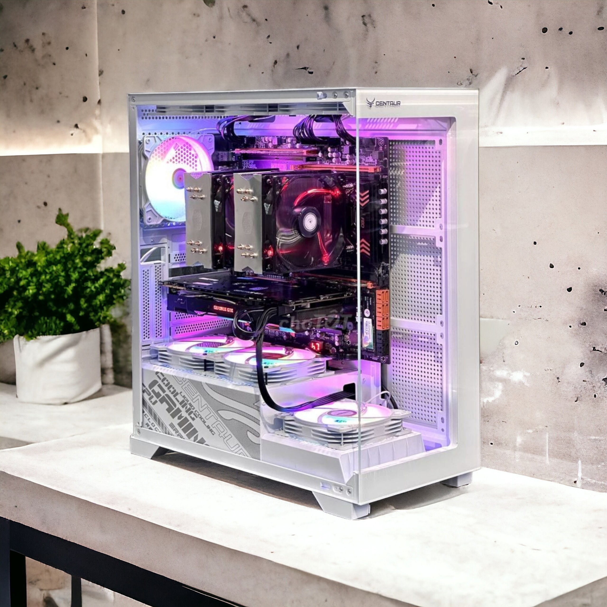 Vỏ Case CENTAUR NOVA WHITE (ATX/Mid Tower/Màu Trắng)