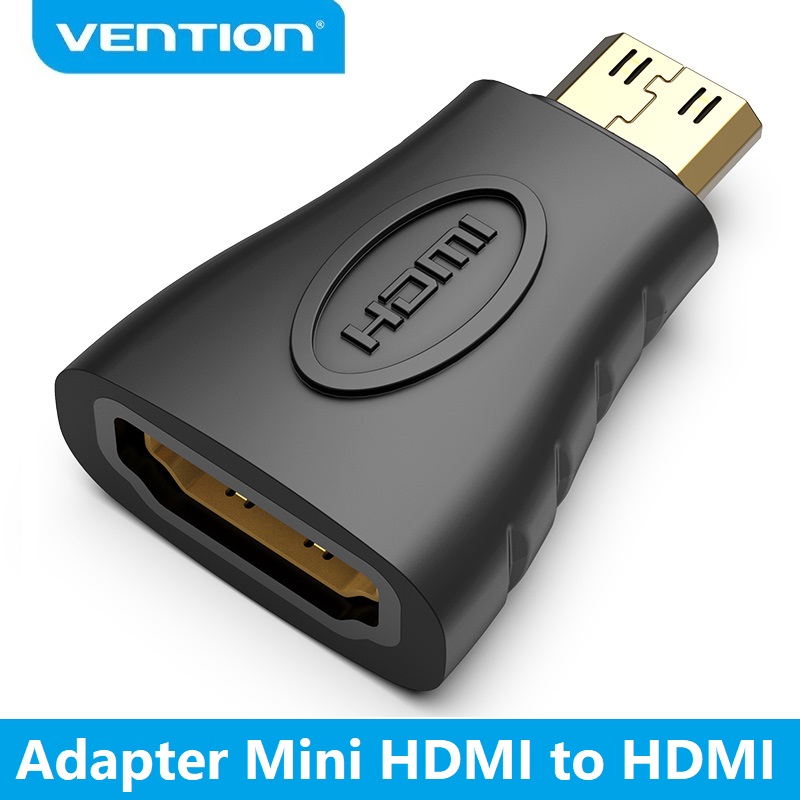 Giắc chuyển Mini HDMI đực sang HDMI Cái Vention H380HDC