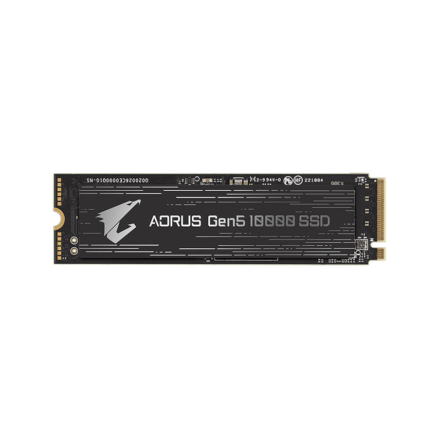 Ổ cứng SSD Gigabyte AORUS Gen5 10000 2TB PCIe 5.0 x 4  (Đọc 10000MB/s Ghi 9500MB/s) - (AG510K2TB)