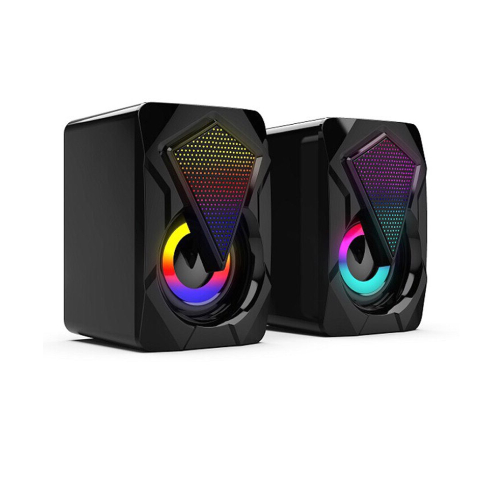 Loa mini 2.0 LeerFei YST-1046 - Loa vi tính mini LED RGB