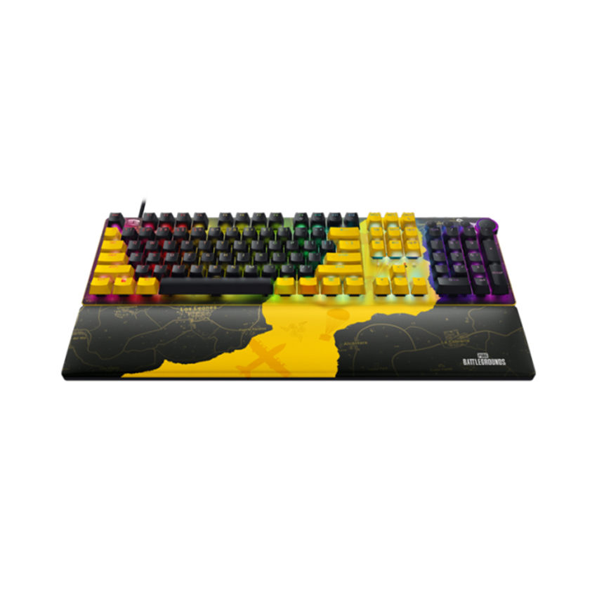 Bàn phím cơ gaming có dây Razer Huntsman V2 PUBG: Battlegrounds Edition (Linear Optical Switch)_RZ03-03932300-R3M1