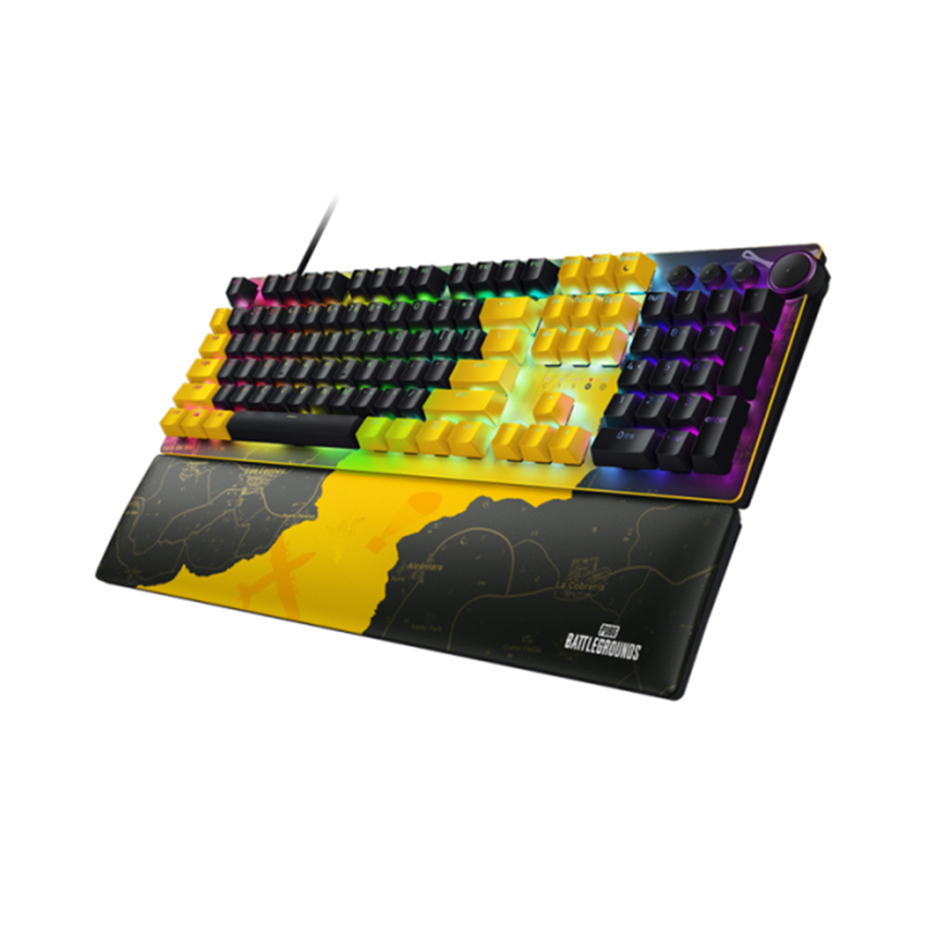 Bàn phím cơ gaming có dây Razer Huntsman V2 PUBG: Battlegrounds Edition (Linear Optical Switch)_RZ03-03932300-R3M1