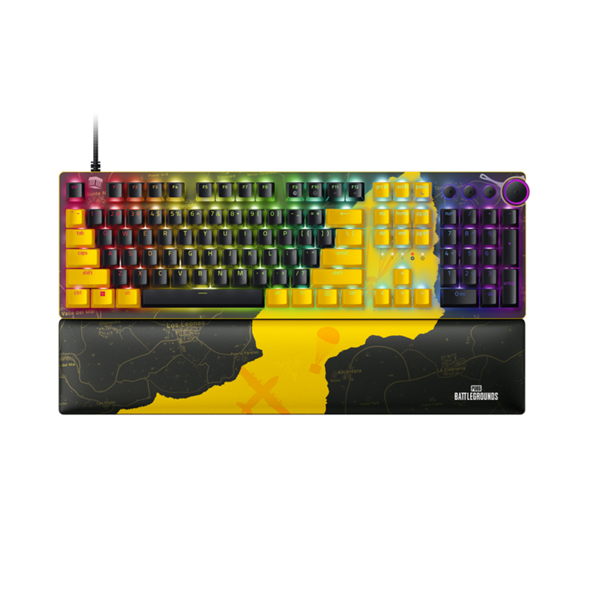 Bàn phím cơ gaming có dây Razer Huntsman V2 PUBG: Battlegrounds Edition (Linear Optical Switch)_RZ03-03932300-R3M1