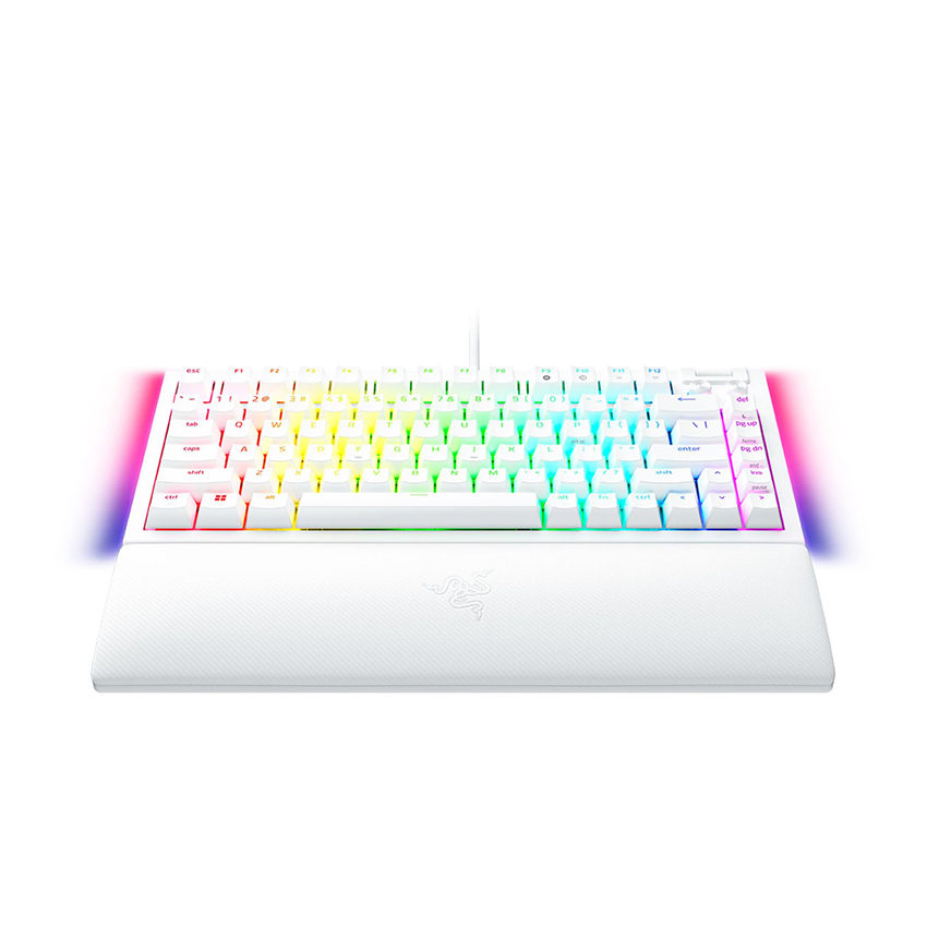 Bàn phím cơ có dây Razer BlackWidow V4 75% RGB White Edition Hotswap Razer Switch Orange RZ03-05001700-R3M1