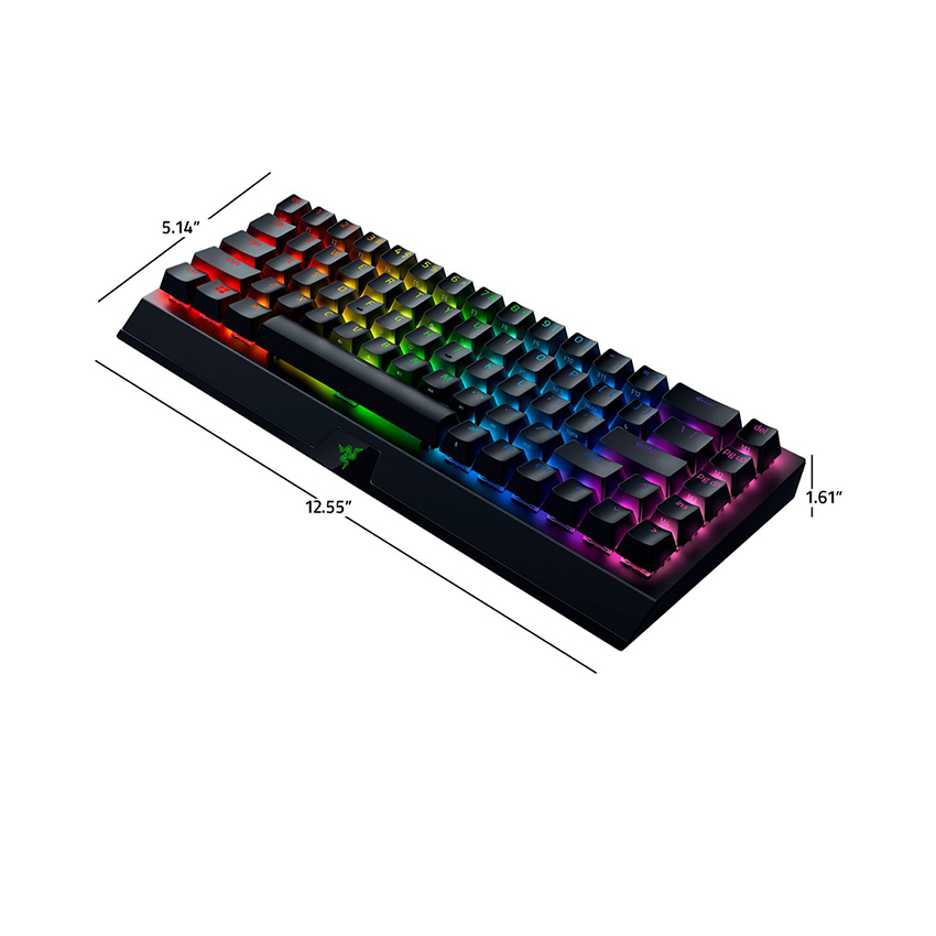Bàn phím cơ không dây Razer BlackWidow V3 Mini HyperSpeed - Green Switch _ RZ03-03891400-R3M1