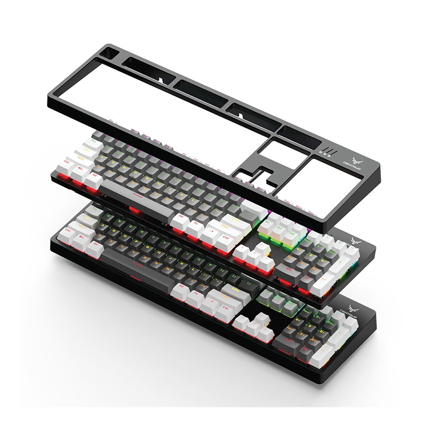 Bàn Phím cơ Centaur GV999 màu đen Blue Switch
