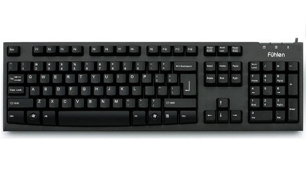 Bàn phím Fuhlen L411 (USB/đen)