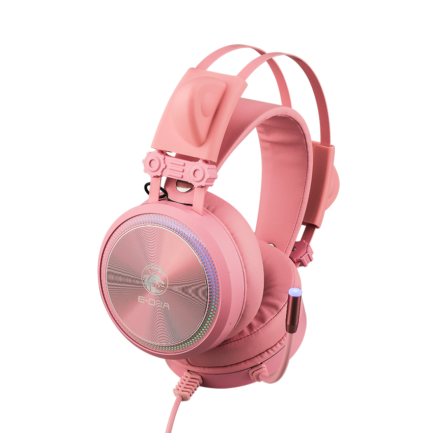 Tai nghe E-Dra EH412 Pro Led RGB, USB Màu Hồng