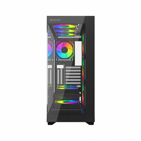 Vỏ Case Centaur Nova Black (ATX, Mid Tower, Màu Đen)