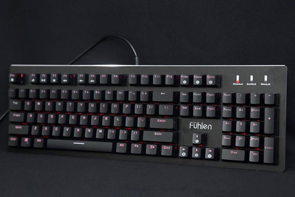 Bàn phím quang cơ Fuhlen Eraser (USB LED 7 màu)