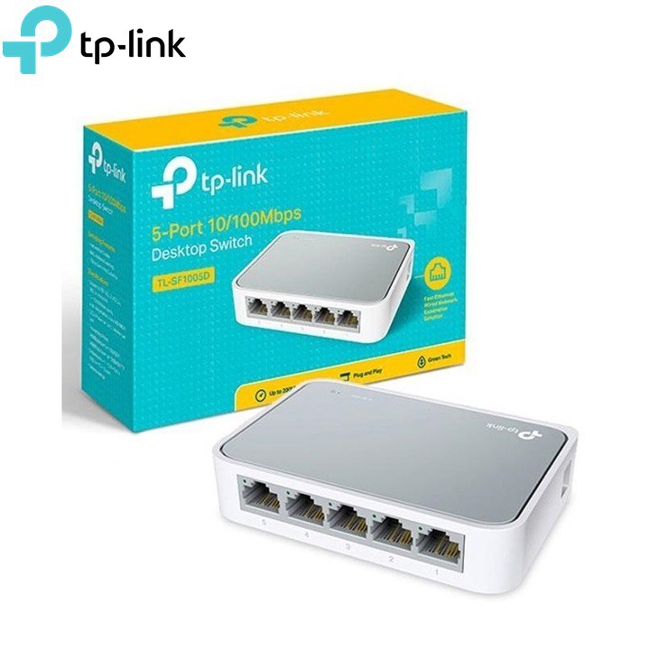 Switch TP-Link TL-SF1005D 5-Port 10/100Mbps Desktop Switch