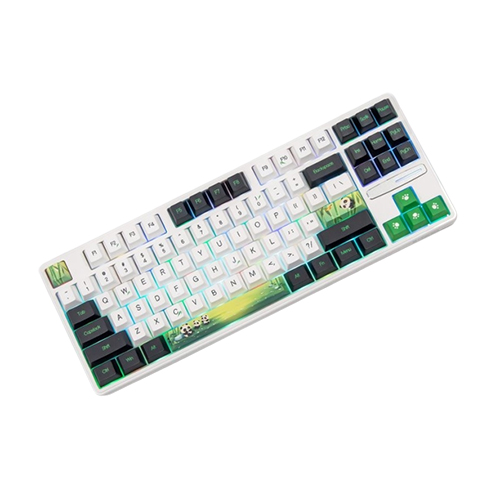 Bàn Phím Cơ Không Dây Fuhlen H87S Panda V2 Tri-Mode Gasket Mount Mạch Xuôi Hotswap Cherry Profile