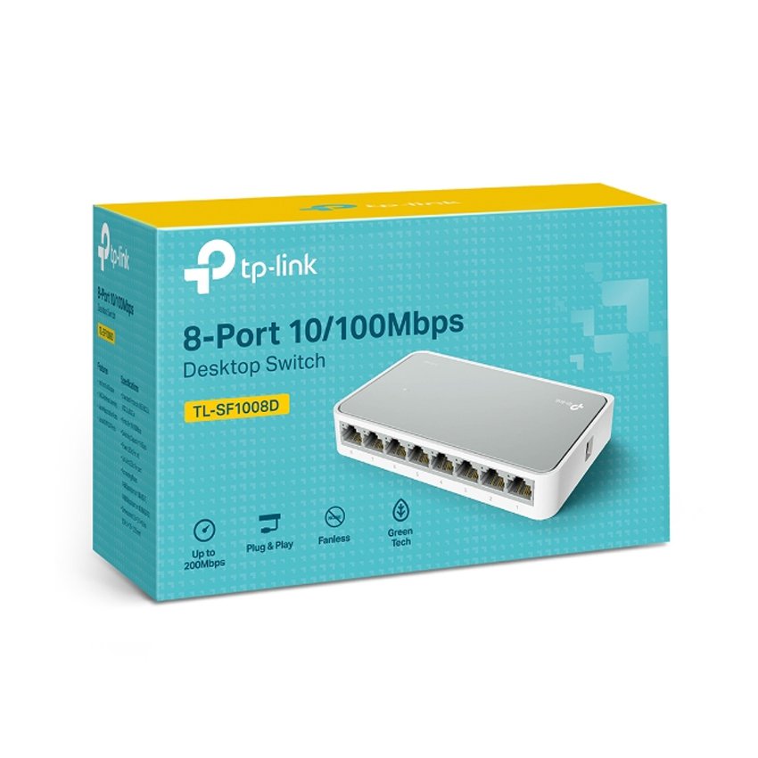 Switch TP-Link TL-SF1008D 8-Port 10/100Mbps Desktop Switch