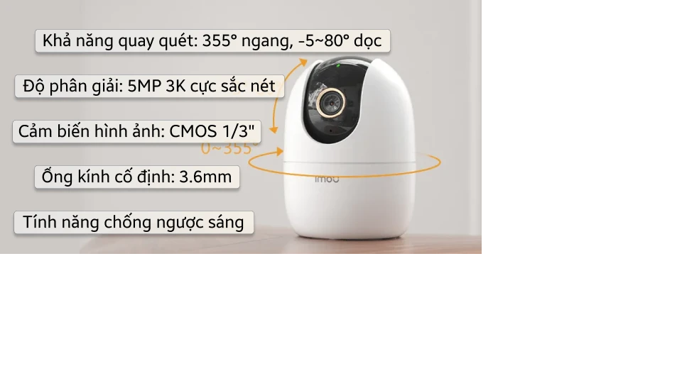 Camera IP 360 độ 5MP IMOU IPC-A52P