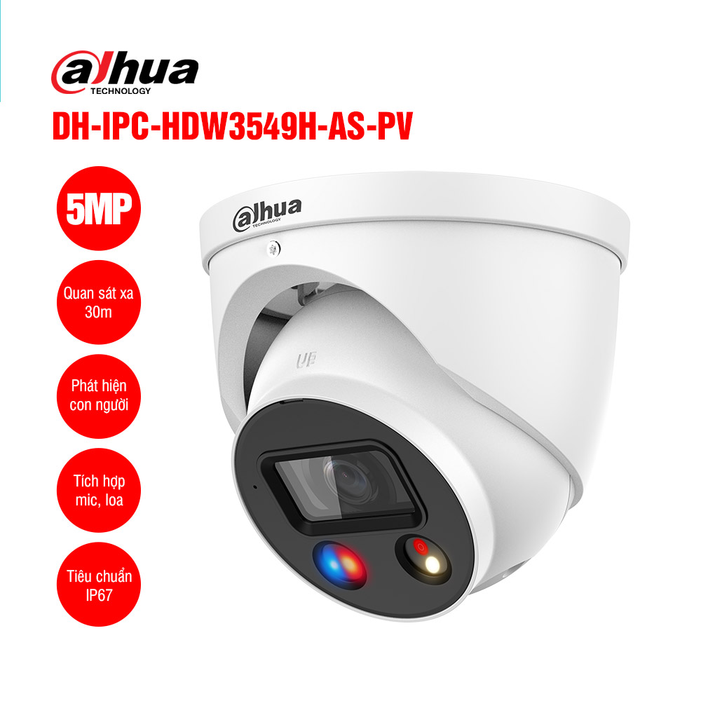 Camera IP 5MP DAHUA DH-IPC-HDW3549H-AS-PV