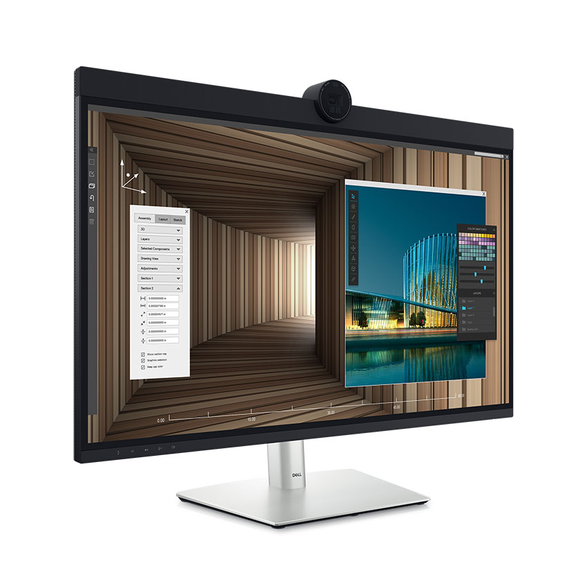 Màn hình Dell Ultrasharp U3224KB (32 inch/6K/IPS/60Hz/5ms/USB-C/Loa/RJ45/Webcam/Thunderbolt)