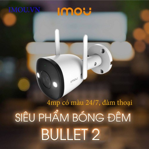 Camera IPC-F42FEP 4MP có màu ban đêm, đàm thoại 2 chiều