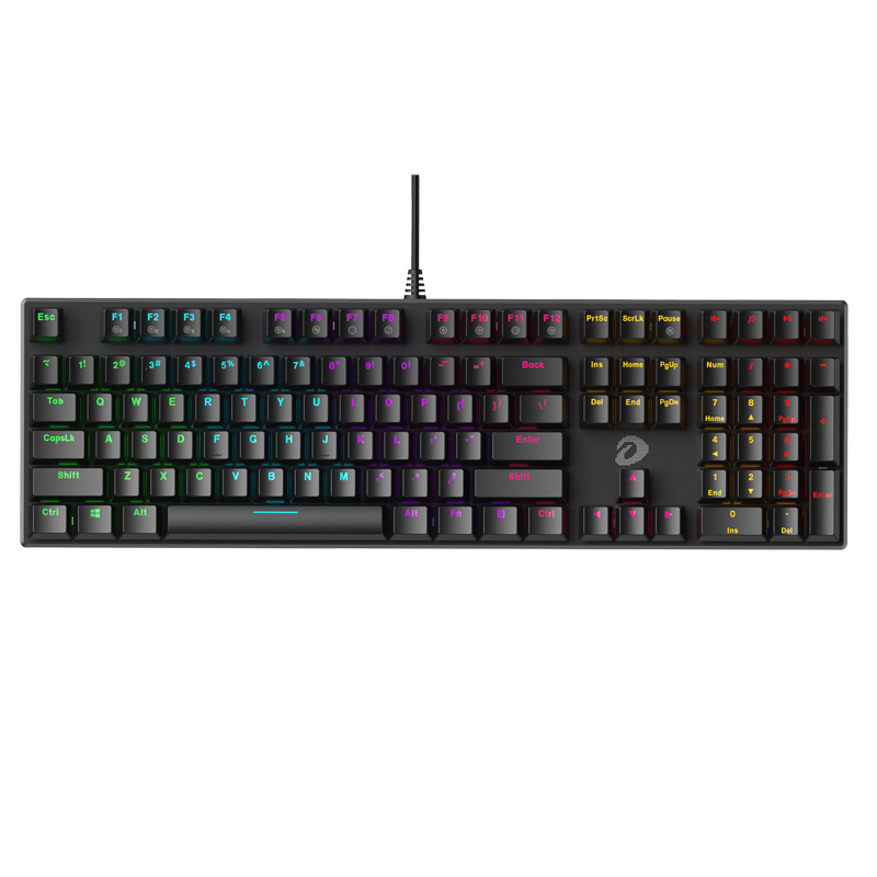 Bàn Phím cơ Dareu EK810 Multi-Led Black (USB/Multi Led/Blue switch)