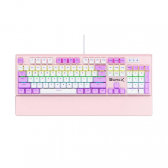  Bàn phím cơ SOREX SK105 Pink White