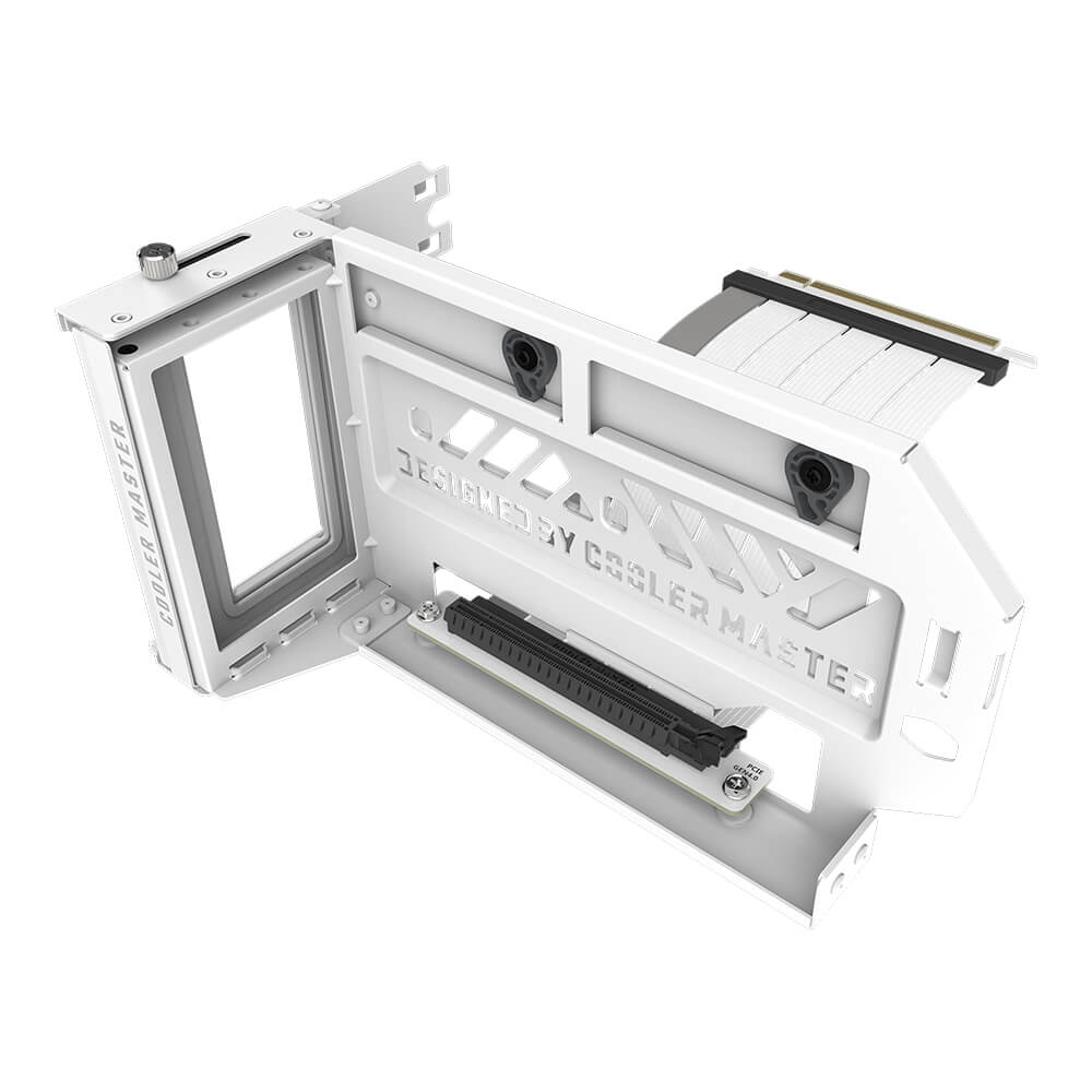 Bộ dựng đứng VGA kèm Riser Cooler Master VERTICAL GRAPHICS CARD HOLDER KIT V3 Trắng (PCIe 4.0)