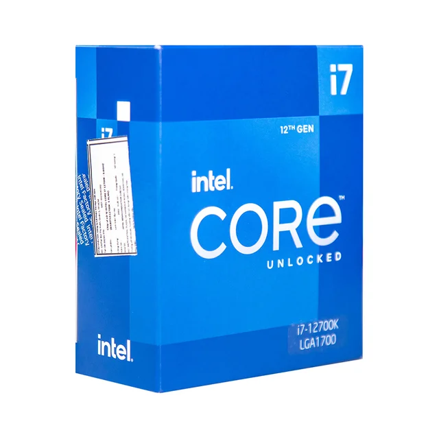 CPU Intel Core i7-12700K BOX NK (3.8GHz turbo Up to 5.0GHz, 12 Nhân 20 Luồng, 25MB Cache, 125W) - Socket Intel LGA 1700/Alder Lake)