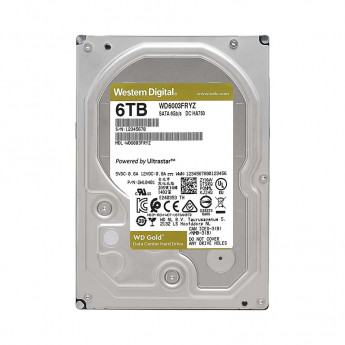 Ổ cứng HDD WD Gold (6TB/ 256MB/ SATA III/ 7200RPM/ 3.5 inch)