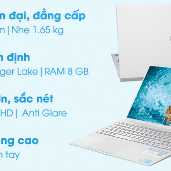 Laptop Dell Inspiron 5502 i5 1135G7/Ram 16GB/ổ cứng SSD 512GB/VGA 2GB MX350