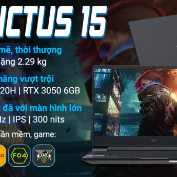  Laptop HP VICTUS 15-fa2731TX B85LNPA (Intel Core i5-13420H | RTX 3050 | 15.6 inch FHD 144Hz | 16GB | 512GB | Win 11 | Đen)