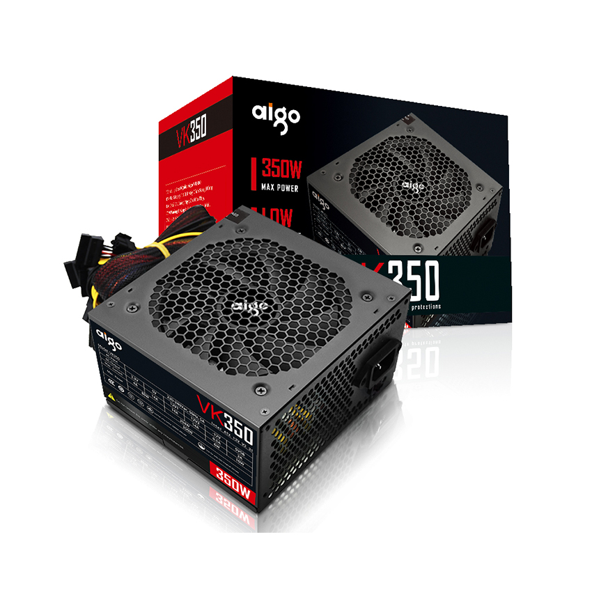 Nguồn máy tính AIGO VK350 (350W/ ATX/ Đen)