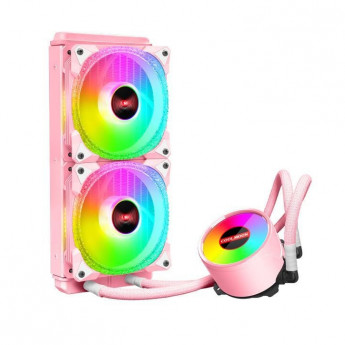 Tản Nhiệt Nước All in One Coolmoon Icemoon 240 Led ARGB Hồng