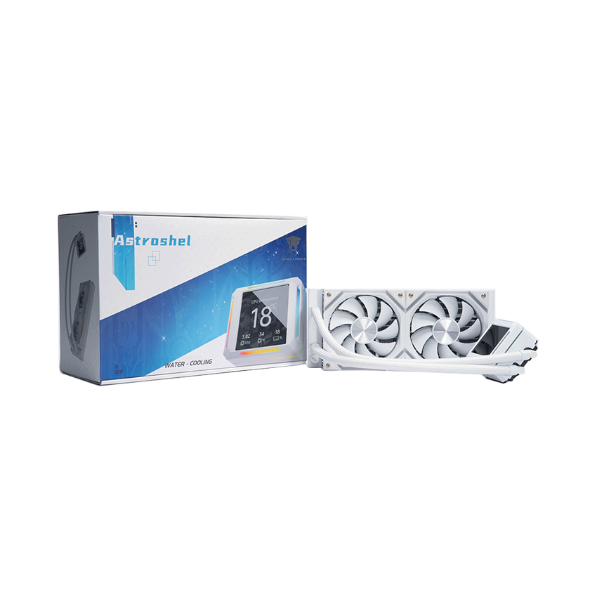 Tản nhiệt nước Leopard Astro Shell 240 ARGB Digital LCD  White