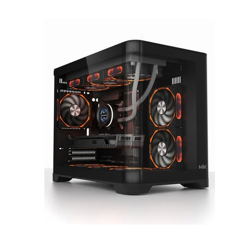 VỎ CASE MIK FOCALORS M BLACK ( MATX, Màu Đen, Mid Tower)