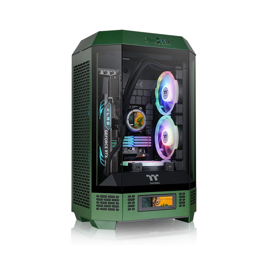 Case Thermaltake The Tower 300 - Racing Green Edition (mATX/2 Fan)