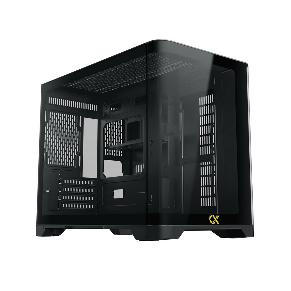 Vỏ Case XIGMATEK ALPHA - PANO M EN43079 BLACK ( MATX, Màu Đen, Case Bể Cá)